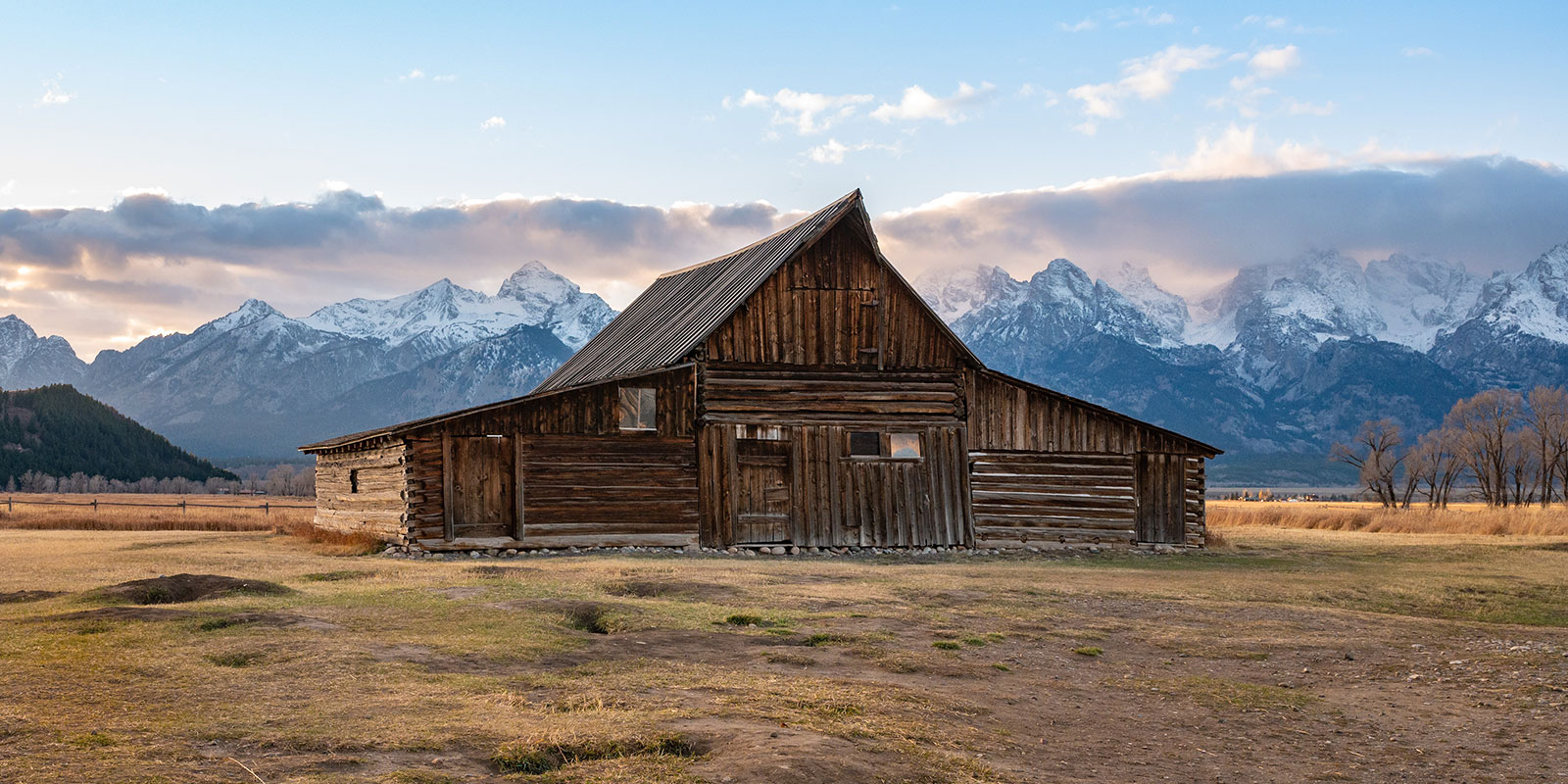 Picture of Mormon Barn in Wyoming