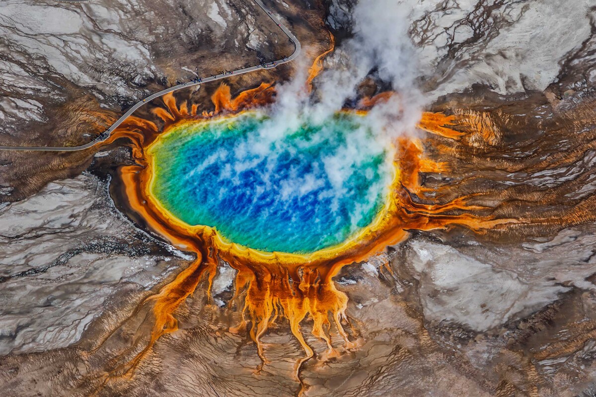 Grand Prismatic Spring Yellowstone