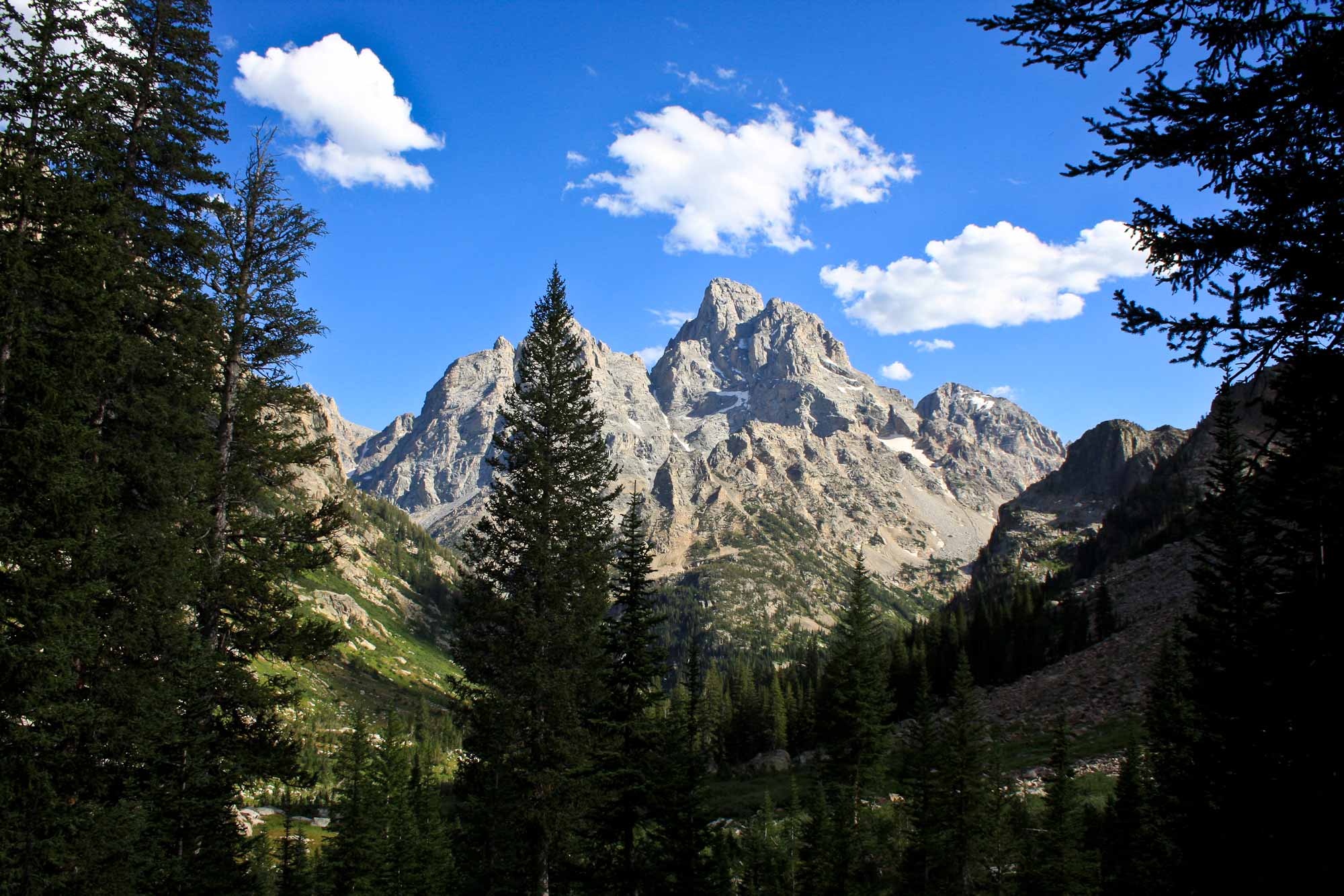 Cascade canyon outlet overlook