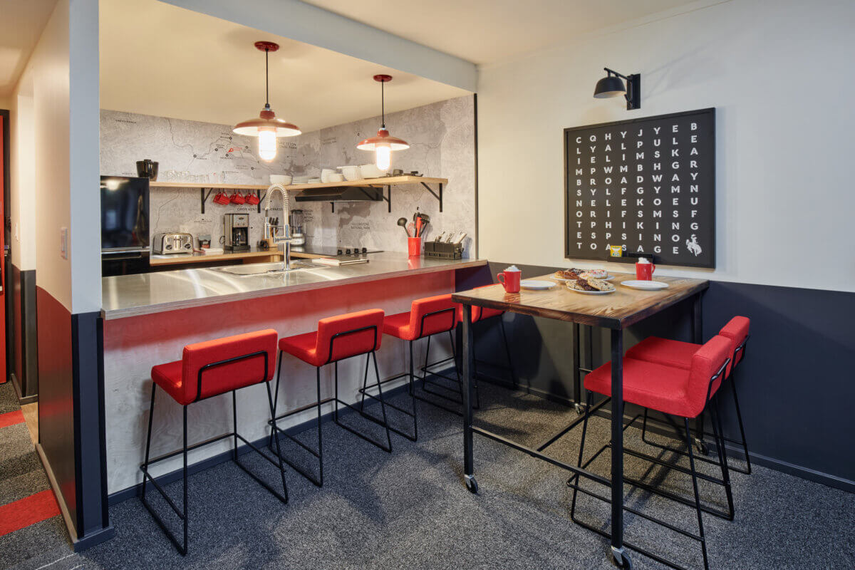 Two Bedroom Suite Kitchen cookies and hot chocolate